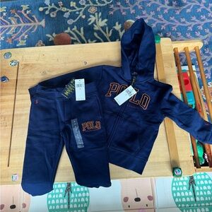 Polo by Ralph Lauren Kids Navy Hoodie and Pants Set - NWT